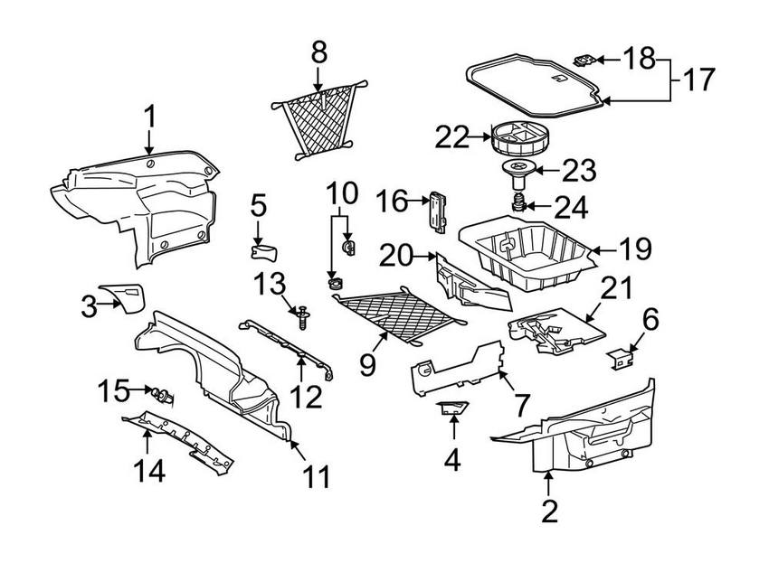 Mercedes Courtesy Light - Rear 2308200501